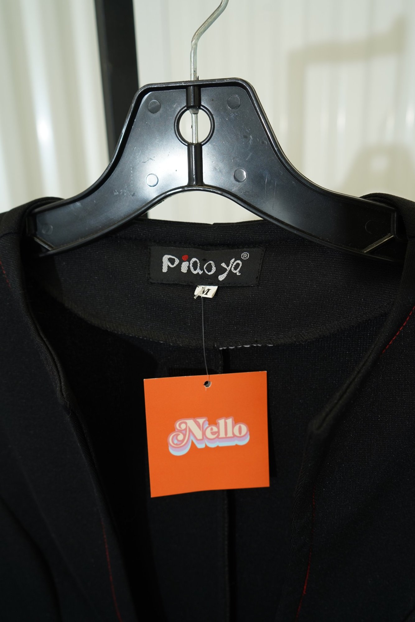 2000s-2010s PiaoYa Long Black Belted Coat Dress, image 6