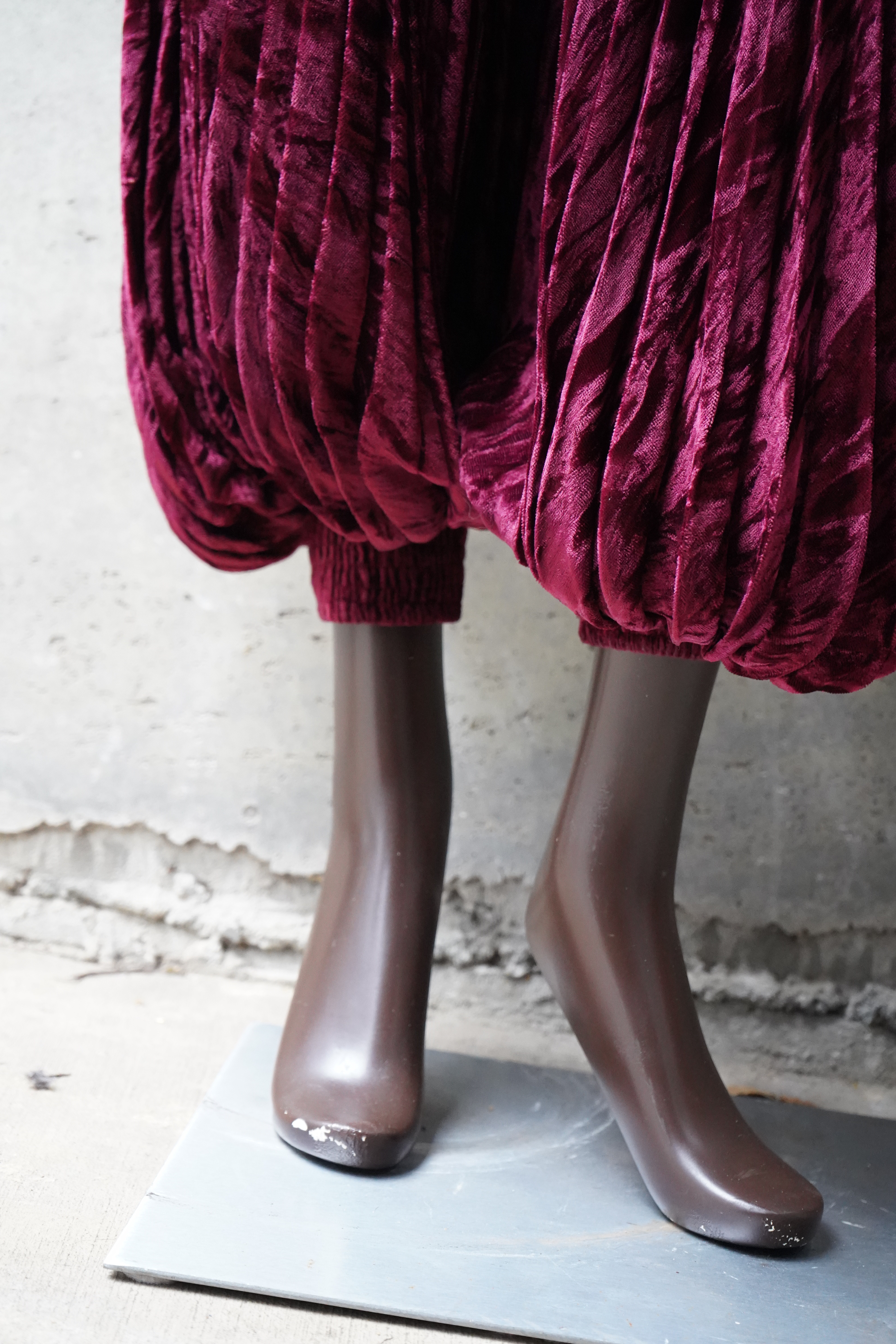 1960’s-1970’s Vintage Saint Laurent Velvet Harem Pants — image 4