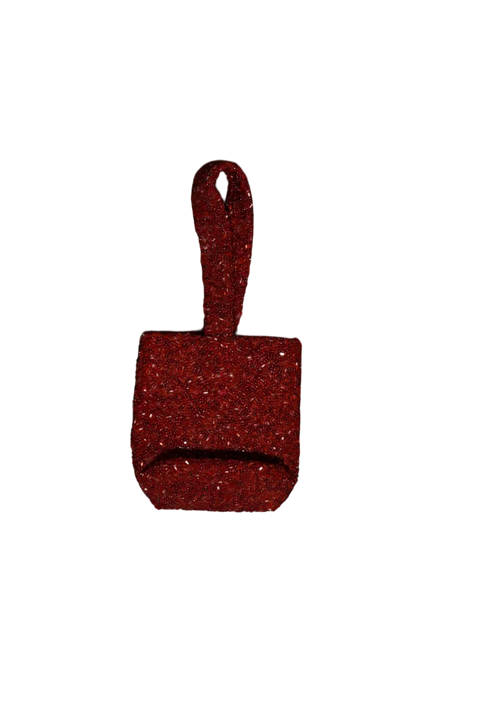 Moyna Red Beaded Wristlet Bag — image 2