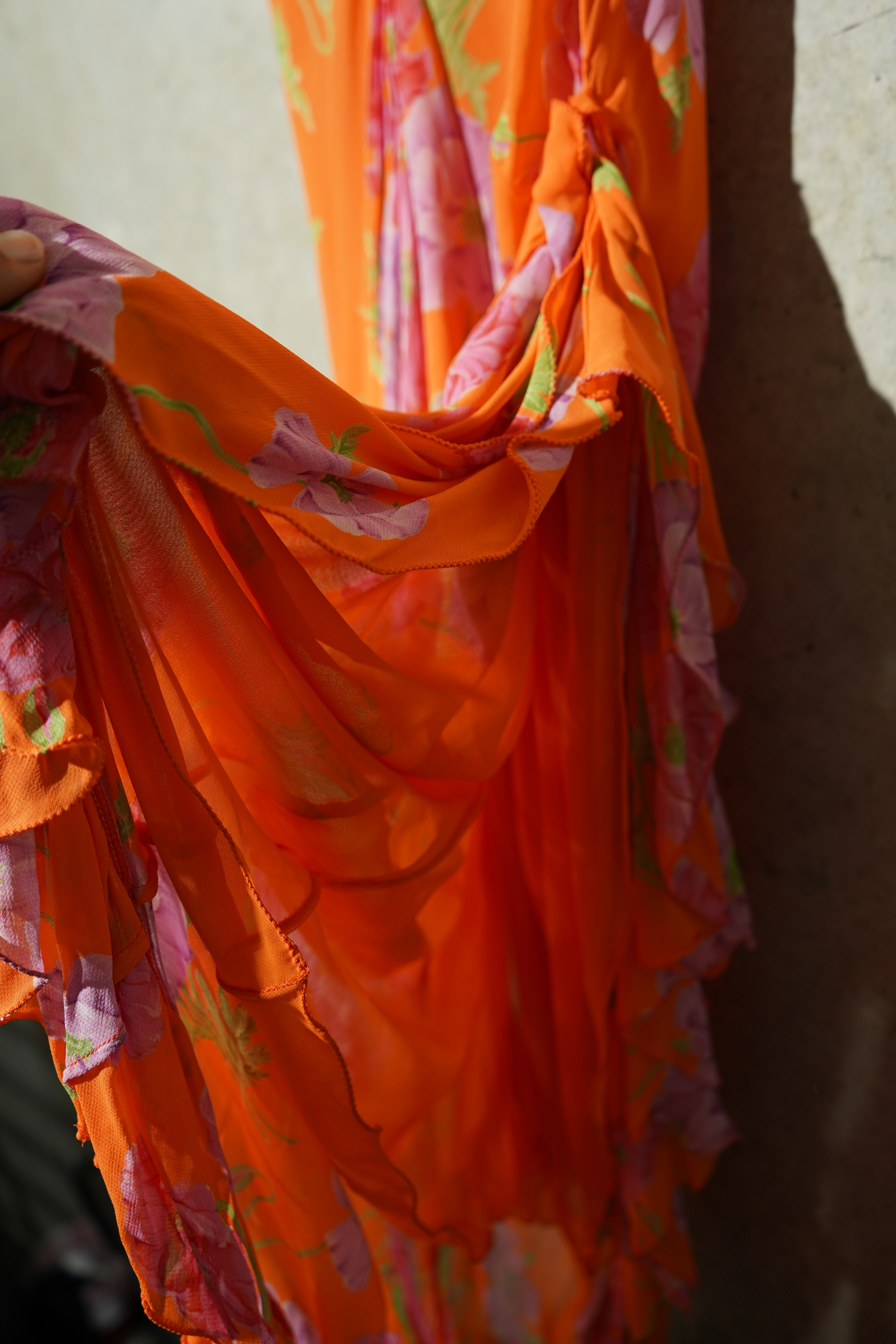 Mariselaine Roma Orange Floral Maxi — image 6