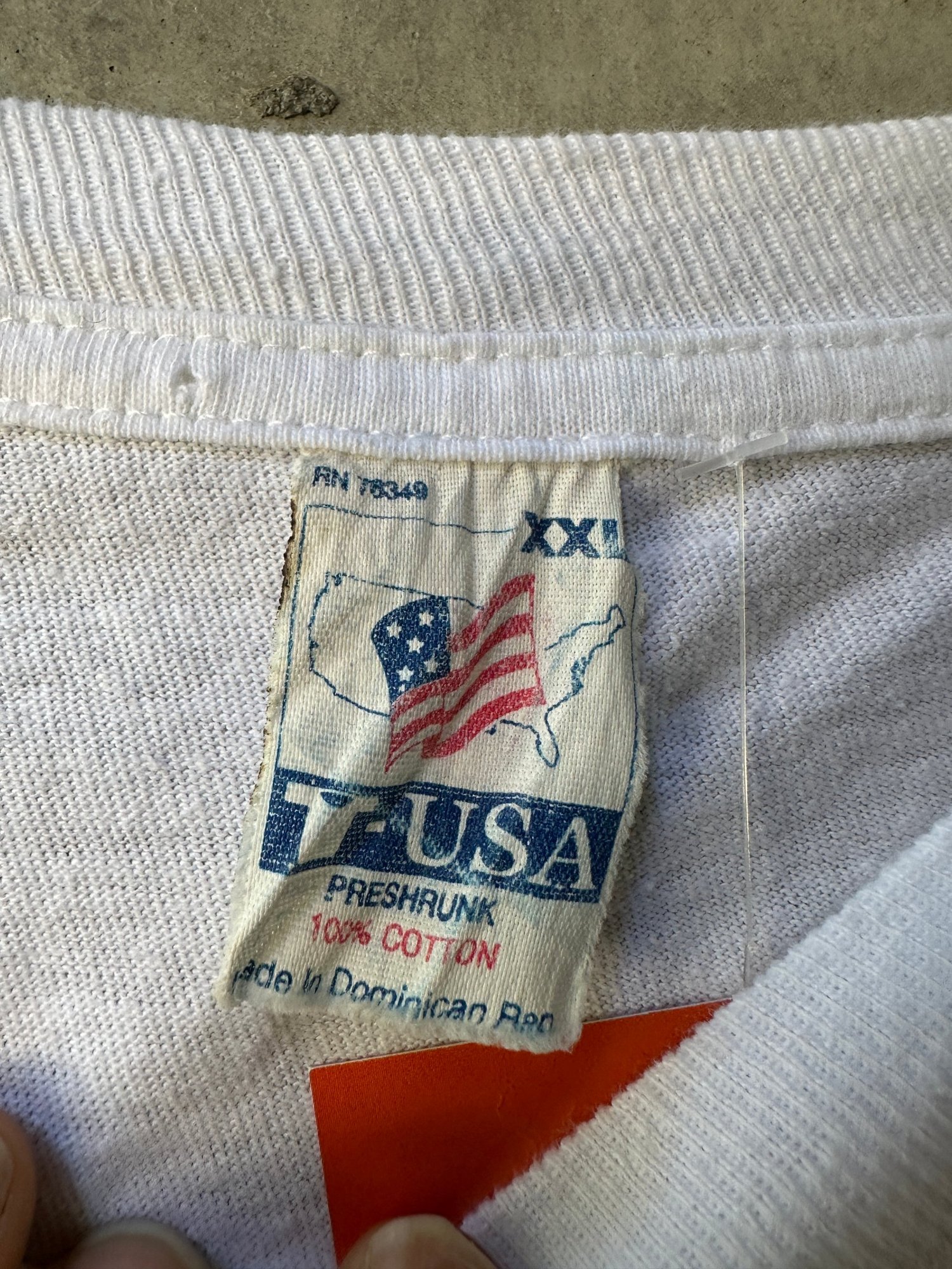 1990s T-USA Vintage White ATL Underground T-Shirt, image 3