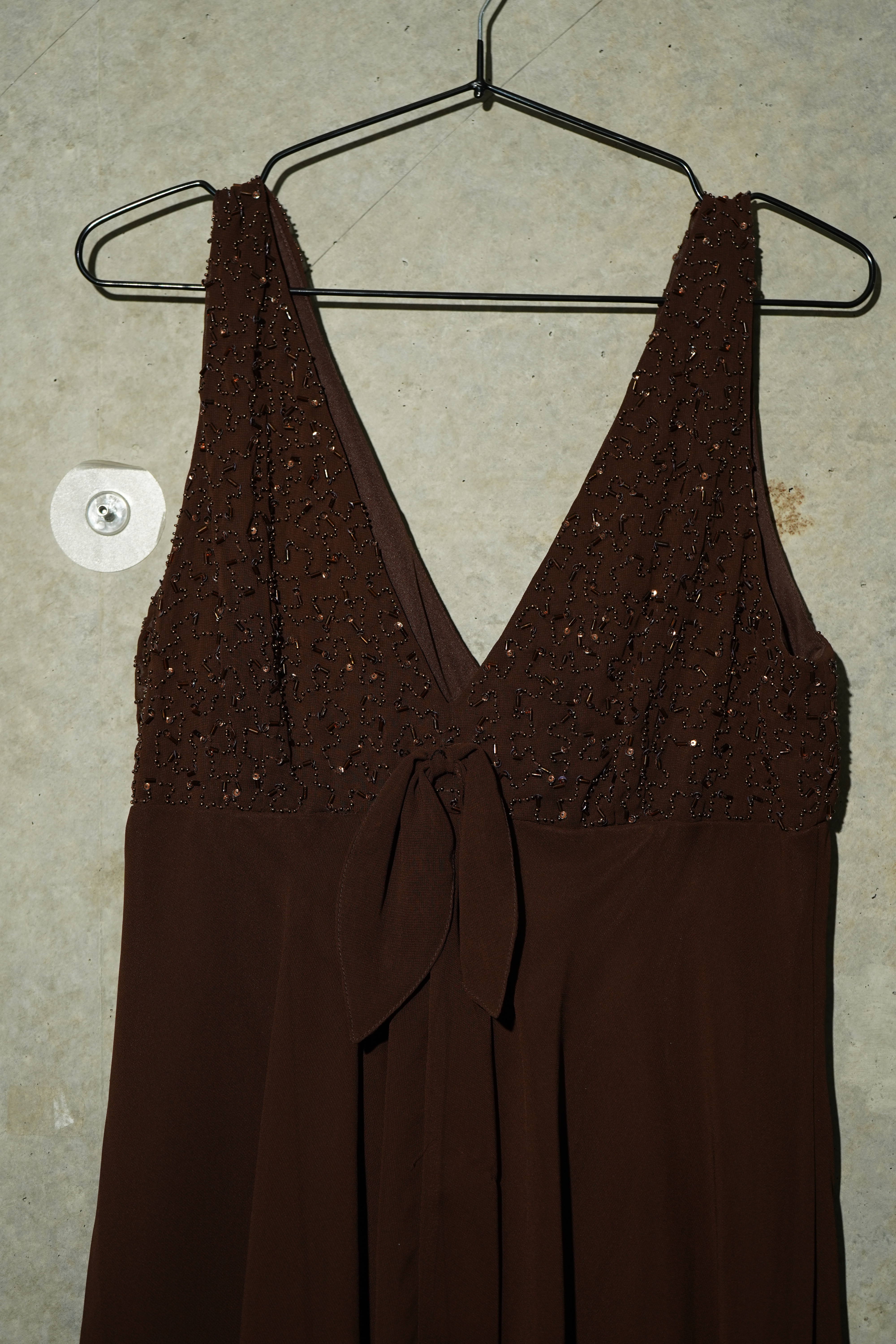Eva Blue Beaded Cocktail Dress — image 5