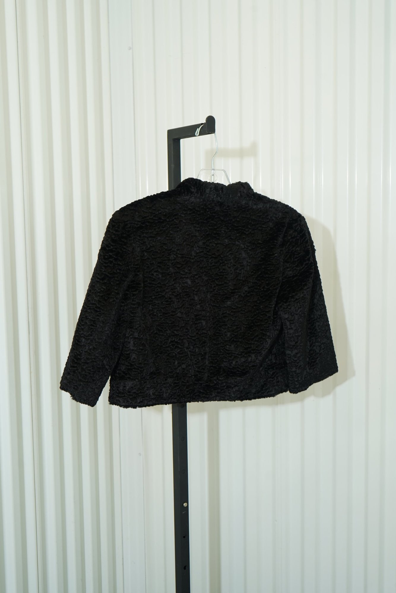 1980s-1990s Generra Vicose  faux fur persian- lamb style cropped jacket, image 7