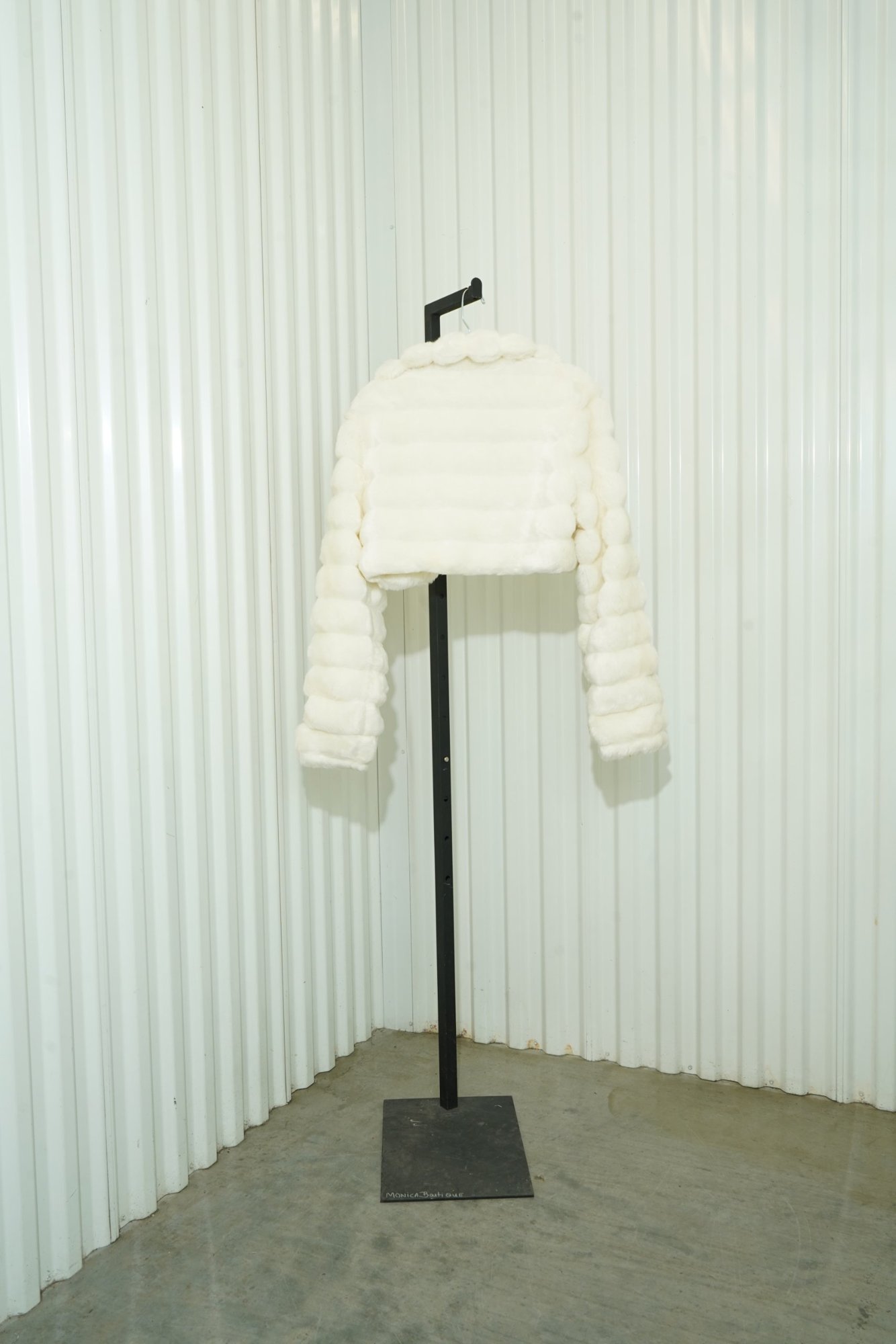 2000s-2010s Faux Fur Cropped Bolero Jacket, image 5