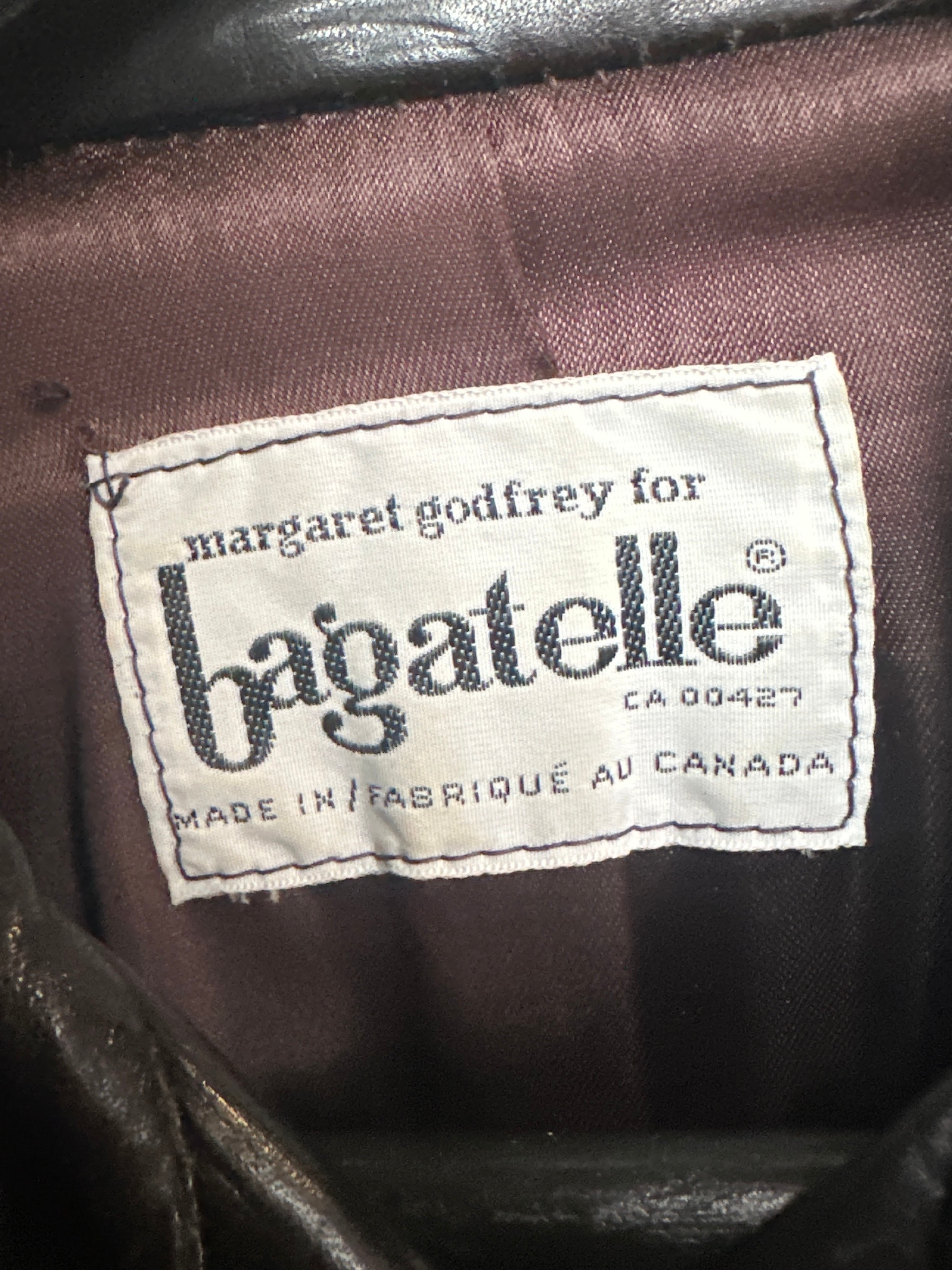 Black Leather Bagelle Jumpsuit — image 3