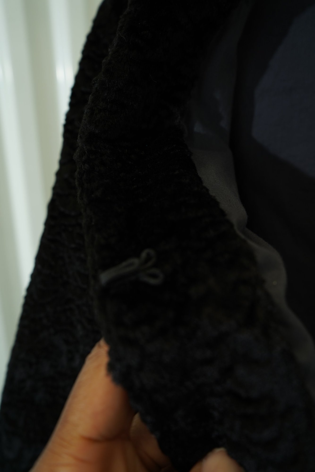1980s-1990s Generra Vicose  faux fur persian- lamb style cropped jacket, image 6