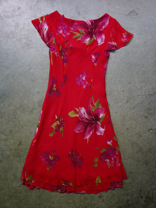 Donna Ricco NY Red Floral Dress