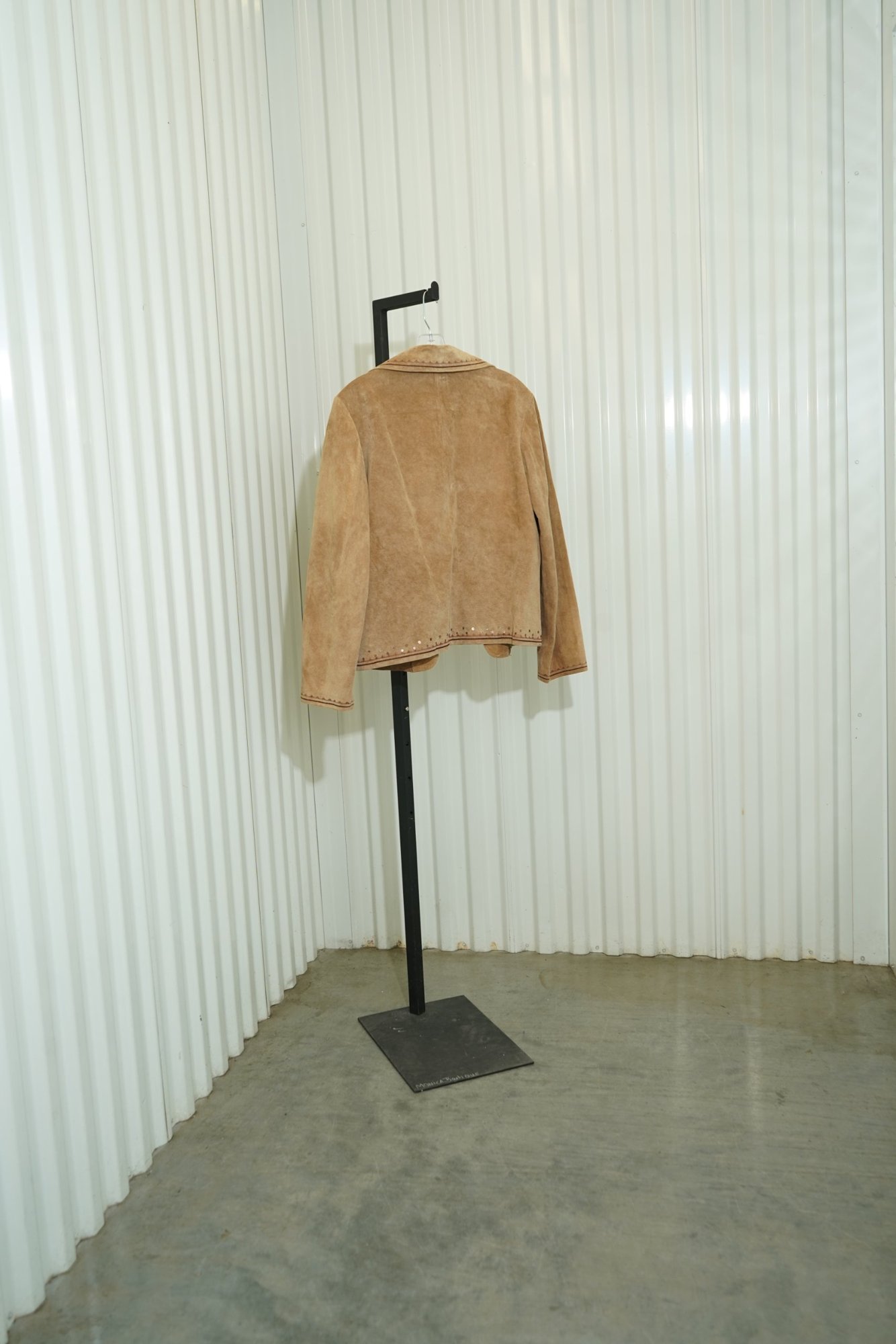 CHICO'S Vintage Suede Jacket with Button Details, image 7