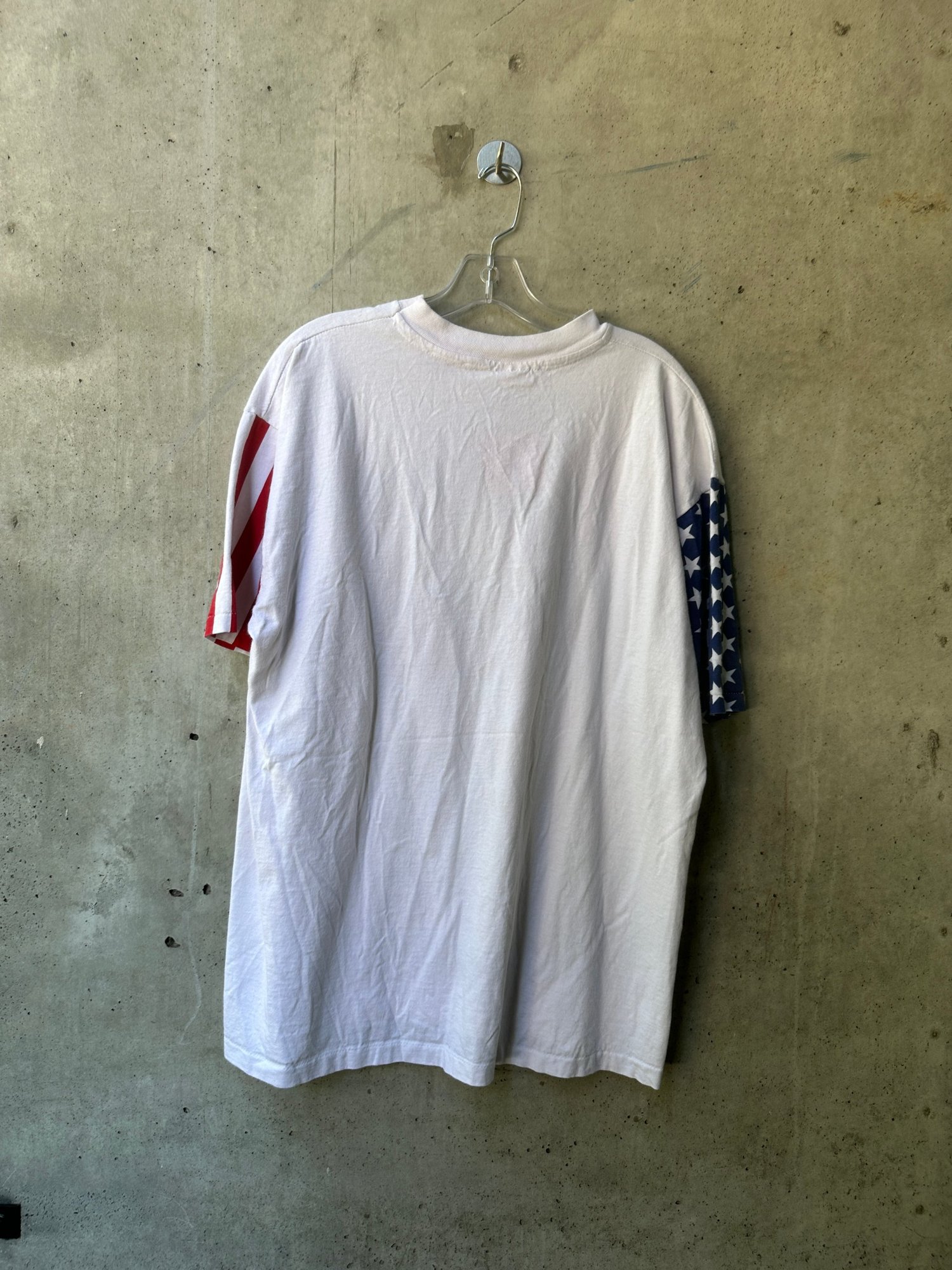 1990s-2000s L.A. Sportswear Atlanta 94.5 American Flag T-Shirt, image 4