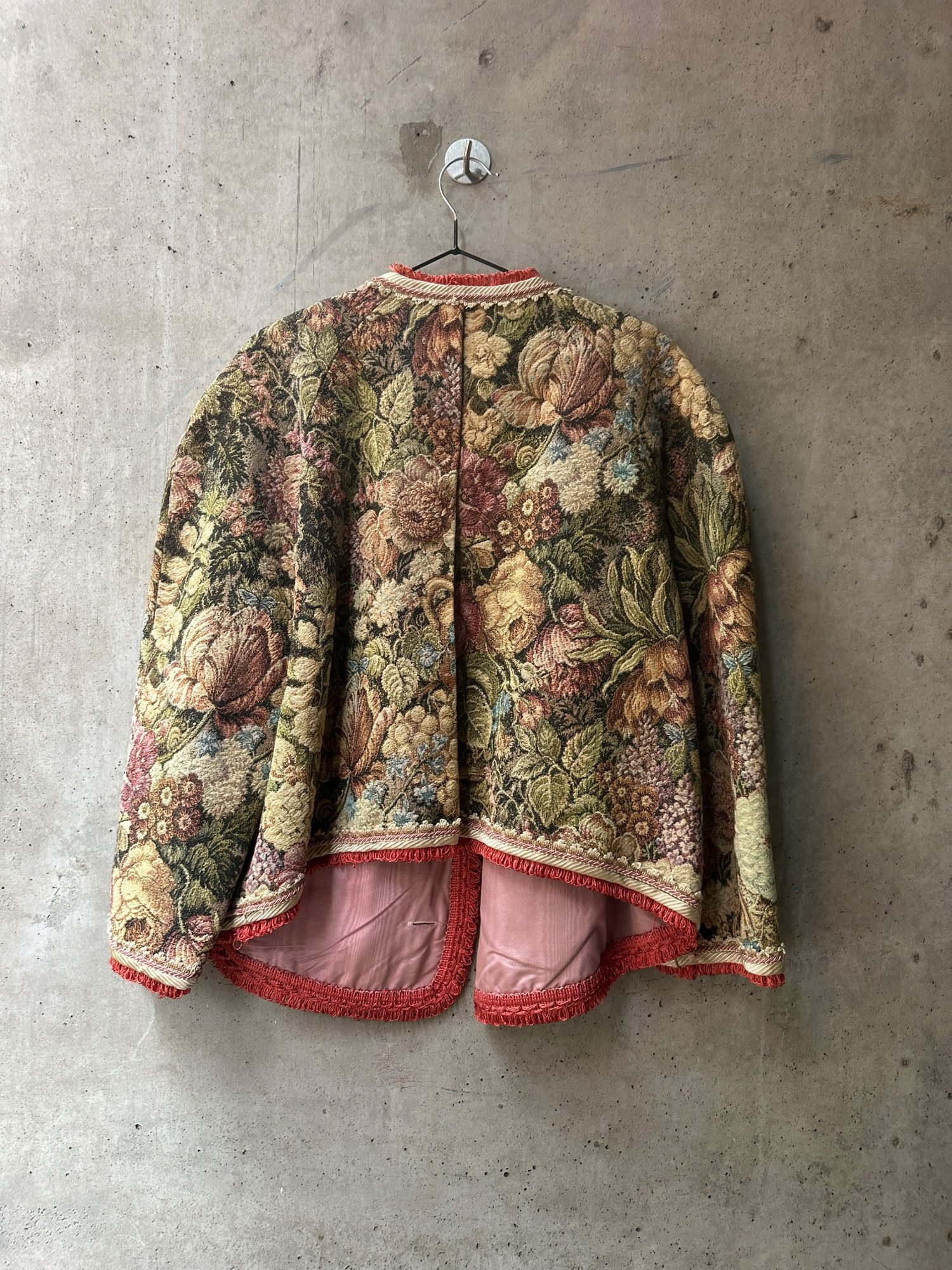 Fringe Trim Jacket with Embroidered Label, image 5