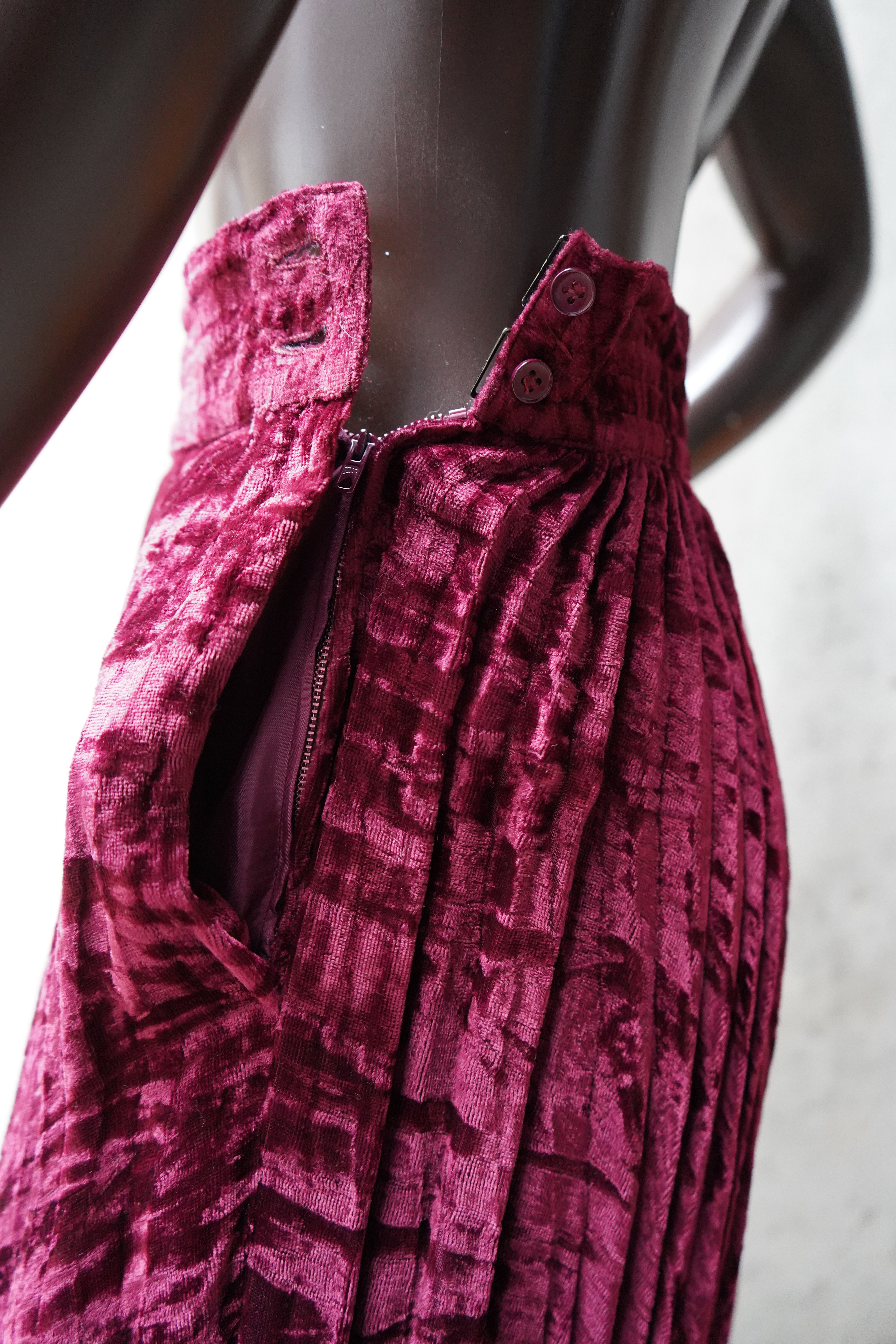 1960’s-1970’s Vintage Saint Laurent Velvet Harem Pants — image 5