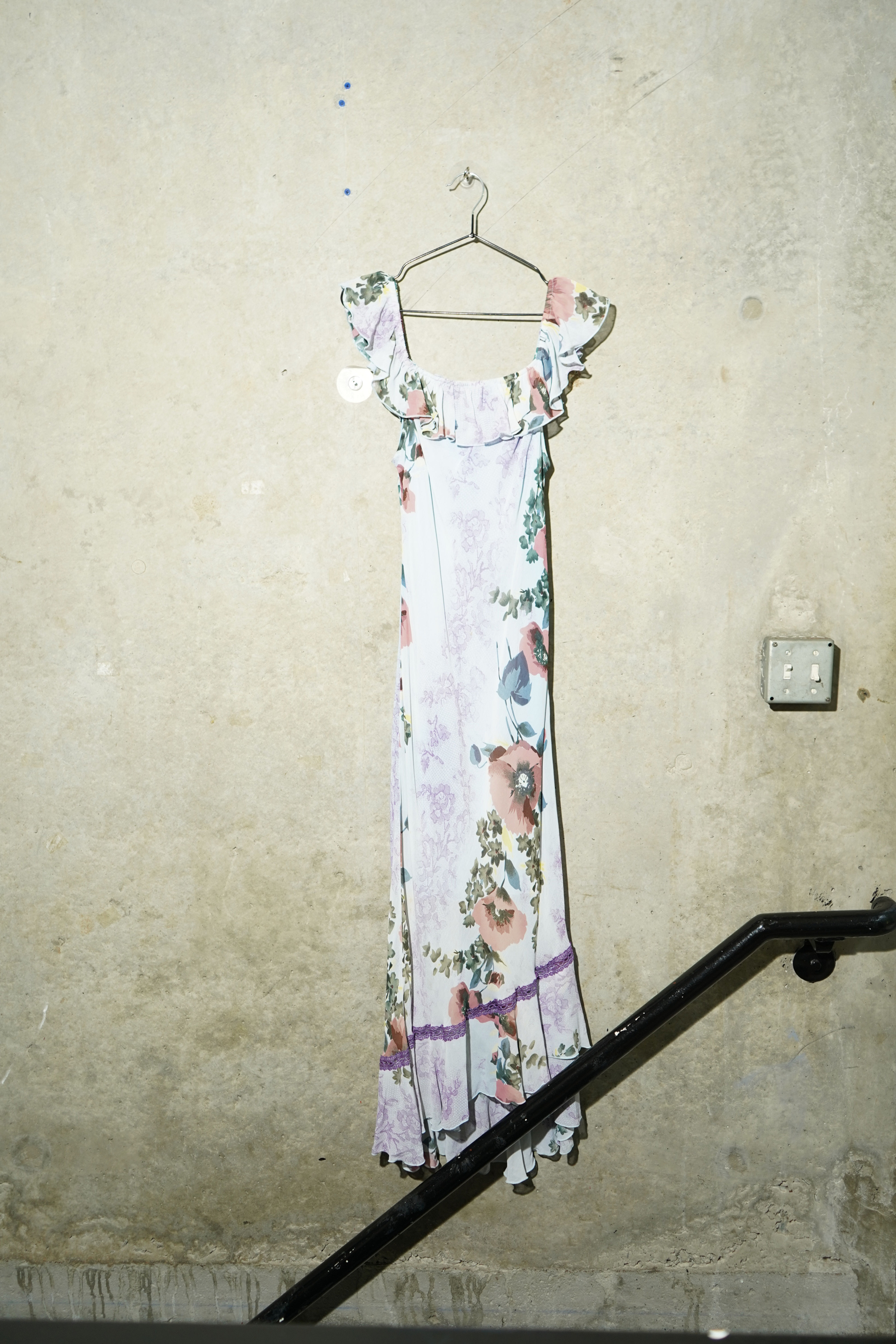 SAVA Off-Shoulder Floral Midi