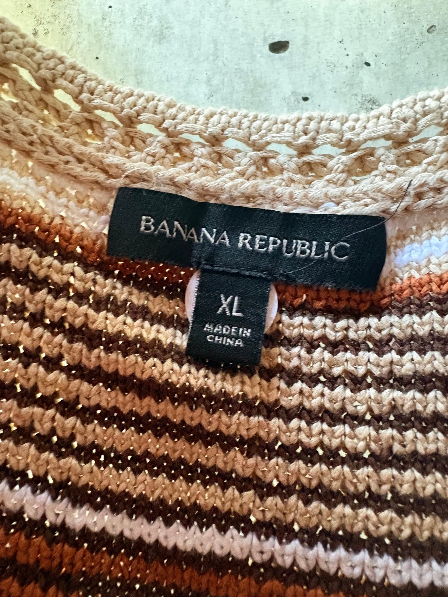 1970s-1980s BANANA REPUBLIC Knit Plaid Tank Top, image 2