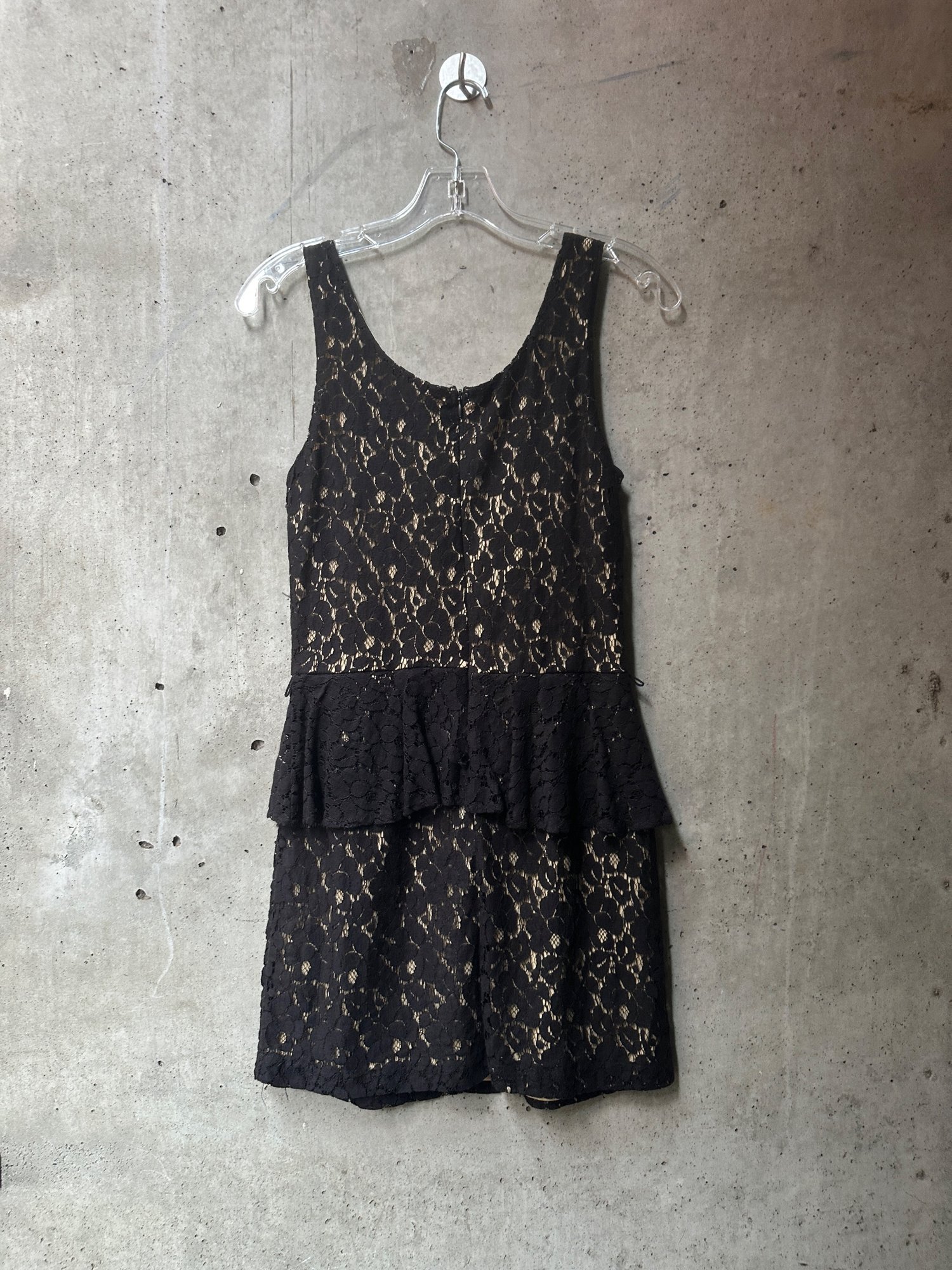2000s-2010s HeartSOUL Black Lace Peplum Dress, image 5