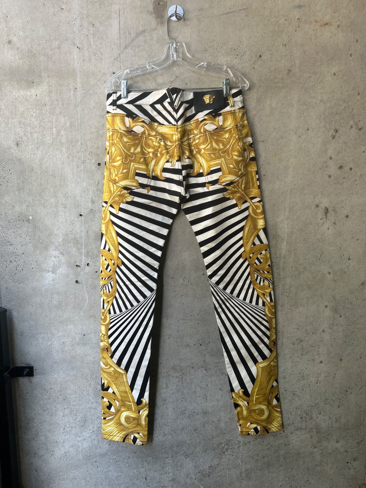 2010s-2020s Striped Versace Pants, image 3
