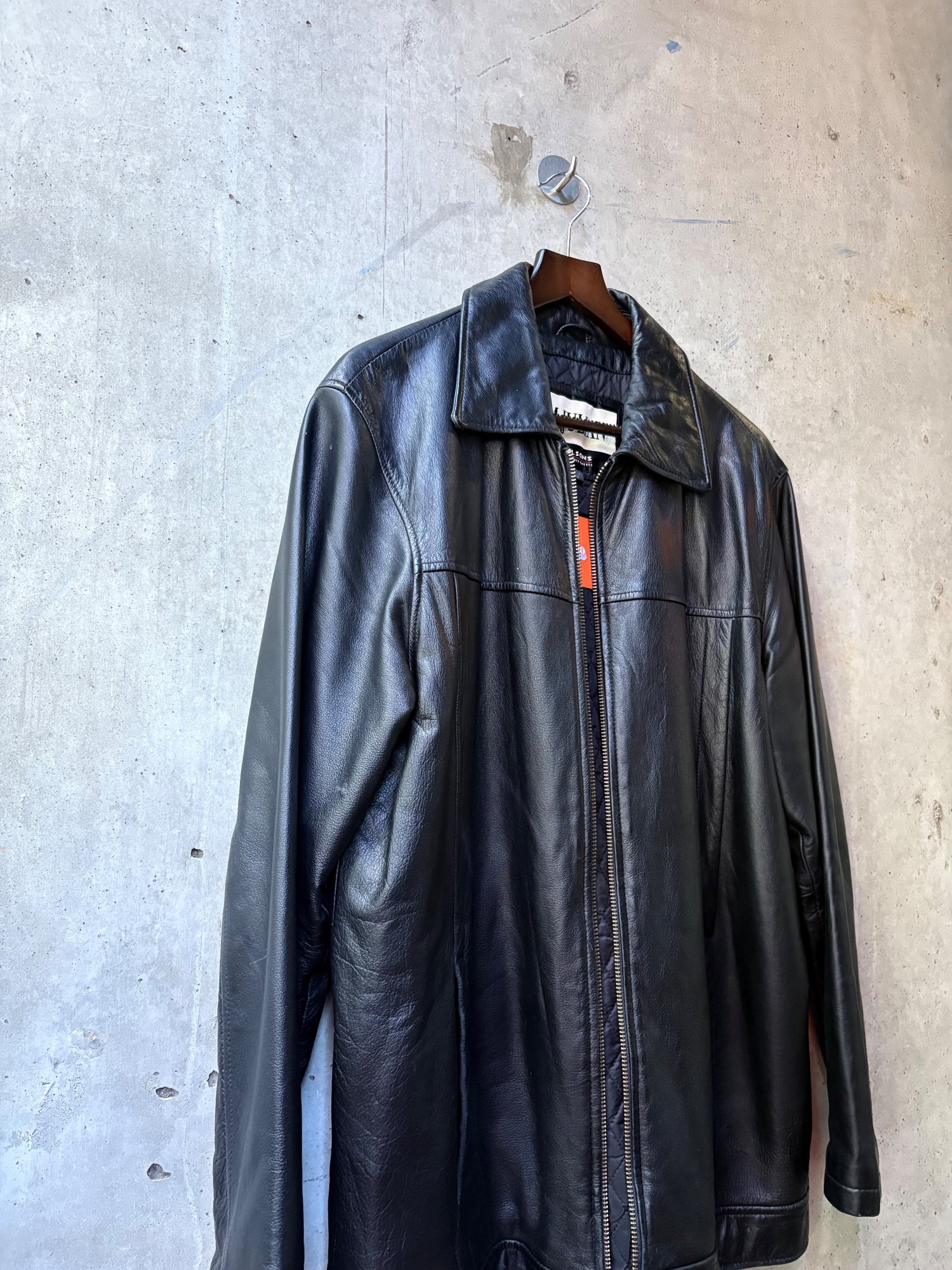 1980s-1990s M.Julian Black Leather zip jacket, image 2