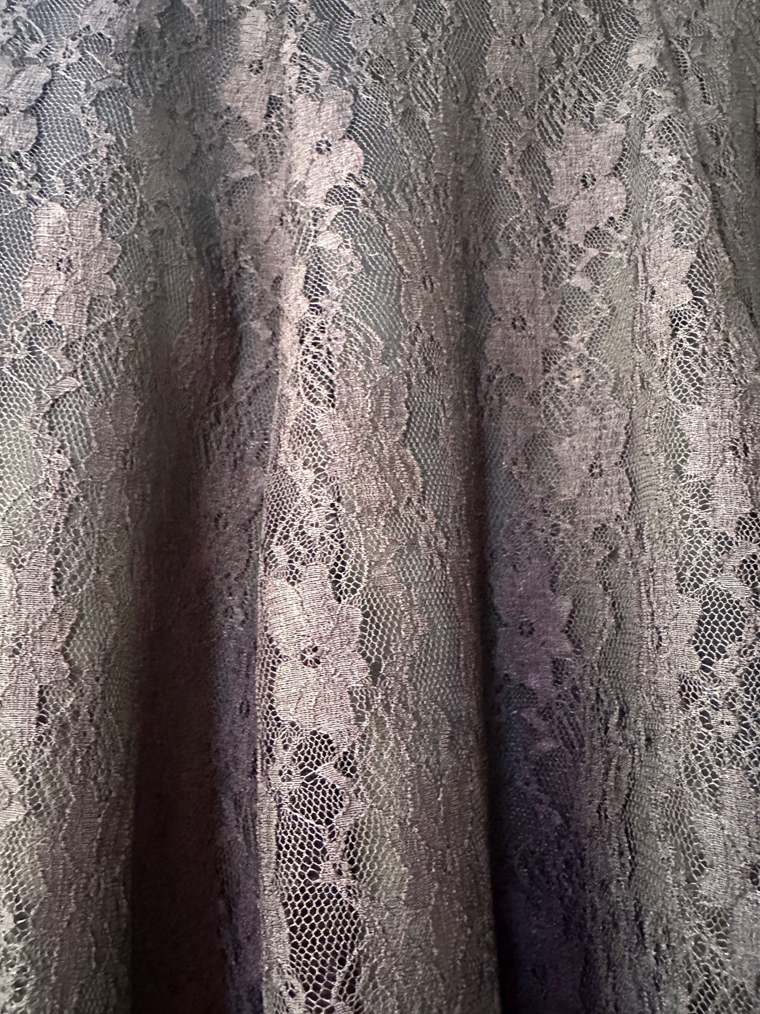 2000s-2010s Sociology Black Lace Skater Skirt, image 3
