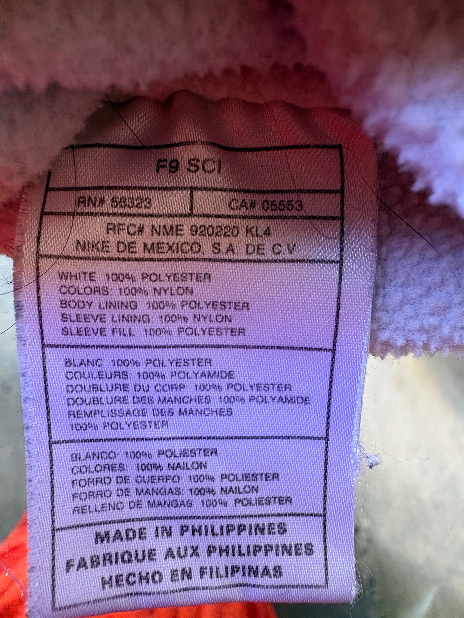 1990s-2000s beige nike nylon jacket, image 5
