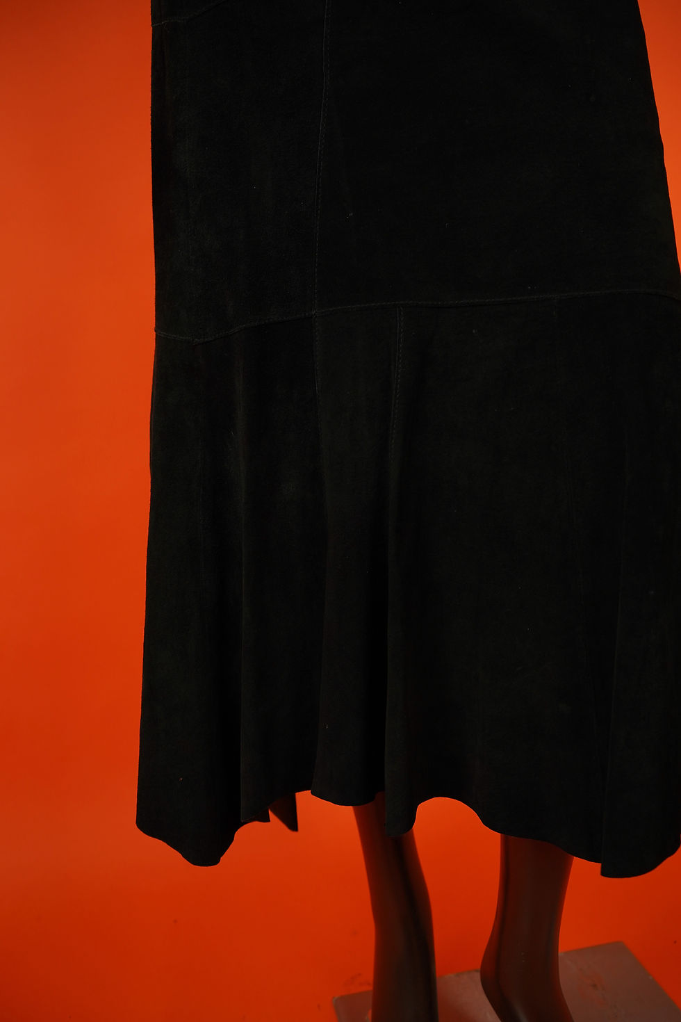 Thumbnail: Cabi Black Suede Maxi Skirt