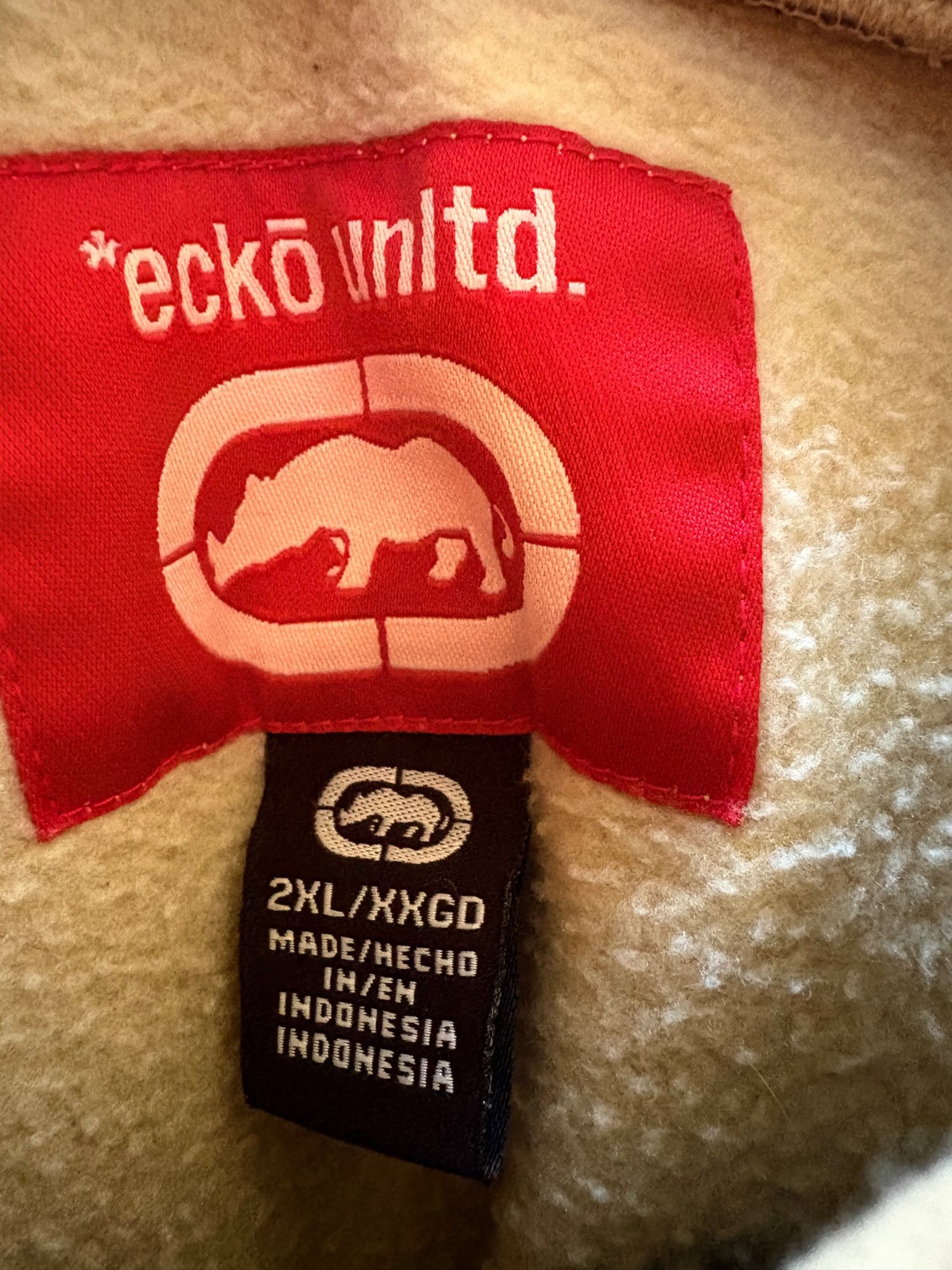 Ecko unload Y2K / early 2000s Brown/tan ecko hoodie, image 4
