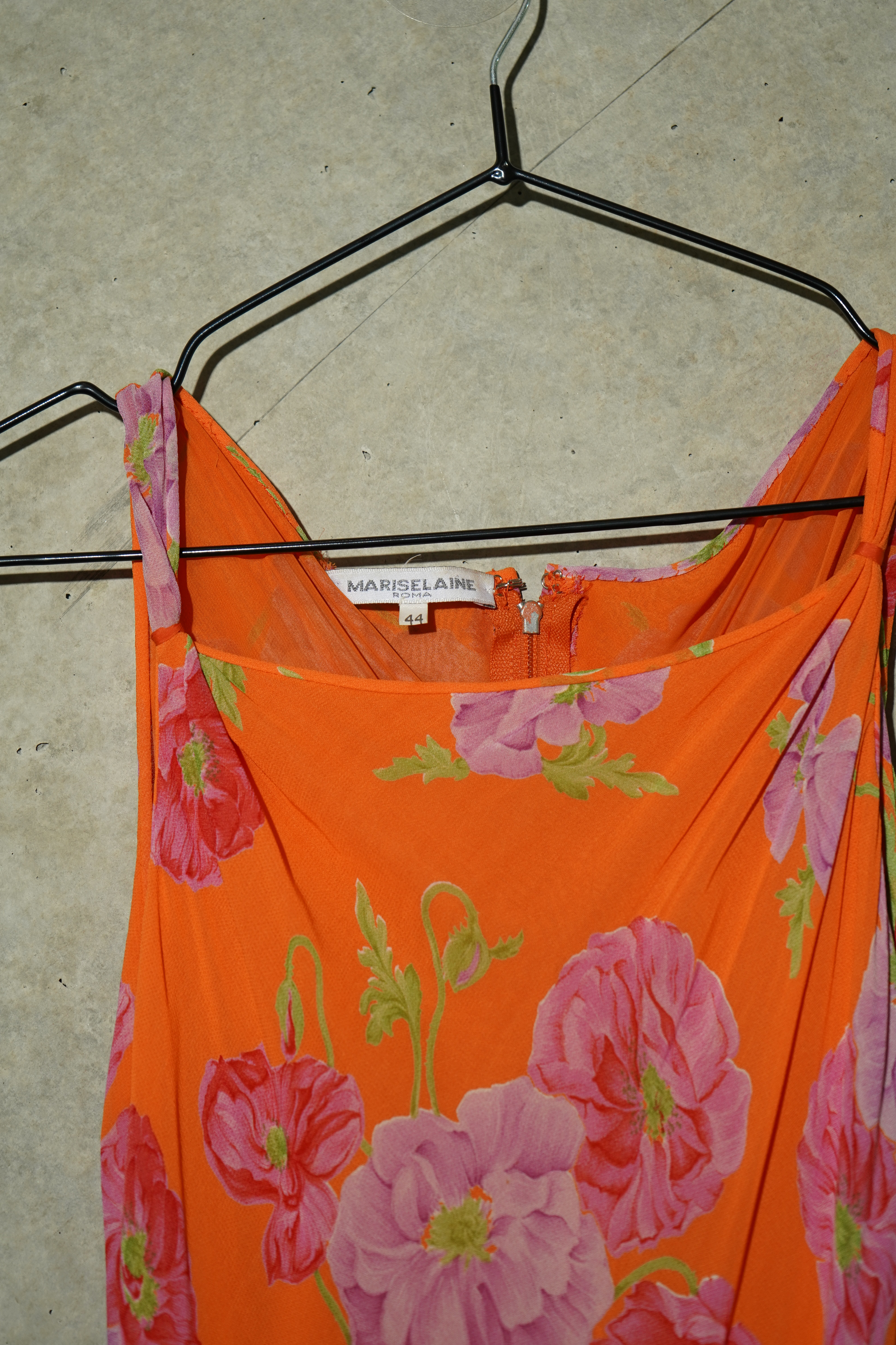 Mariselaine Roma Orange Floral Maxi — image 4