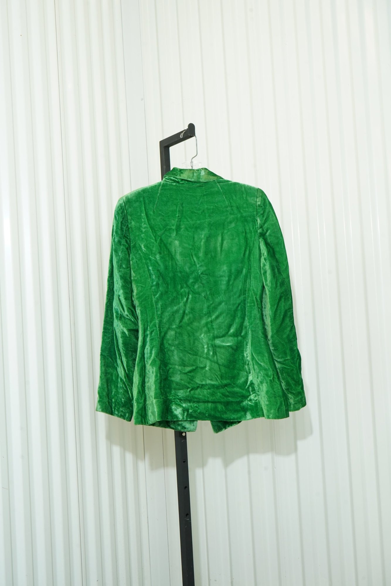 1970s The Difference Green Crushed Velvet Blazer, image 6