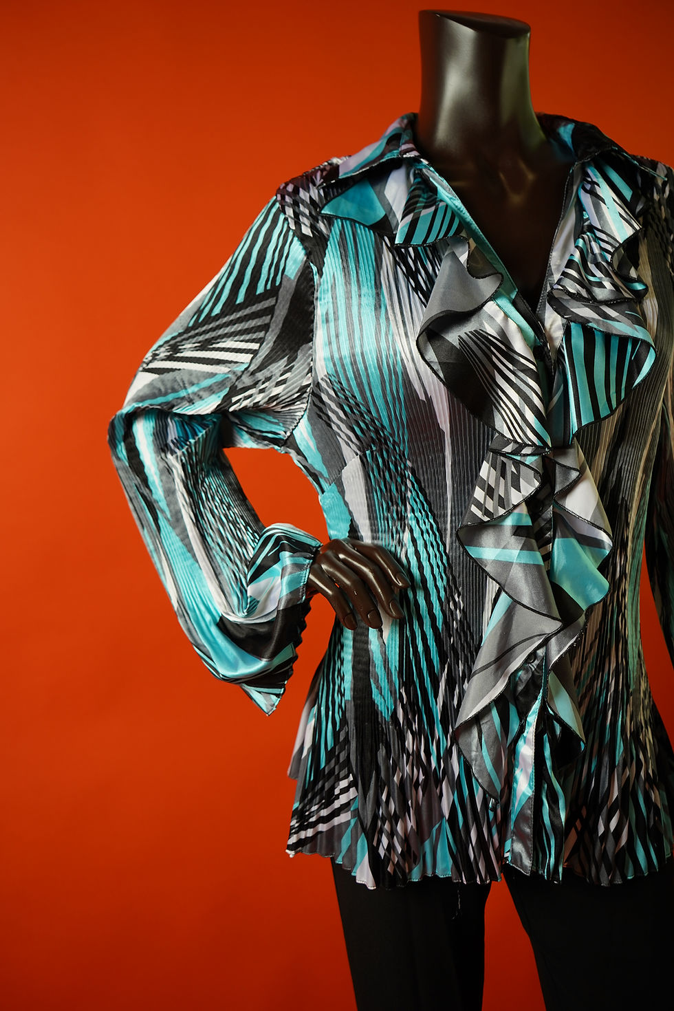 Thumbnail: Ashley Stewart Multi Color Blouse