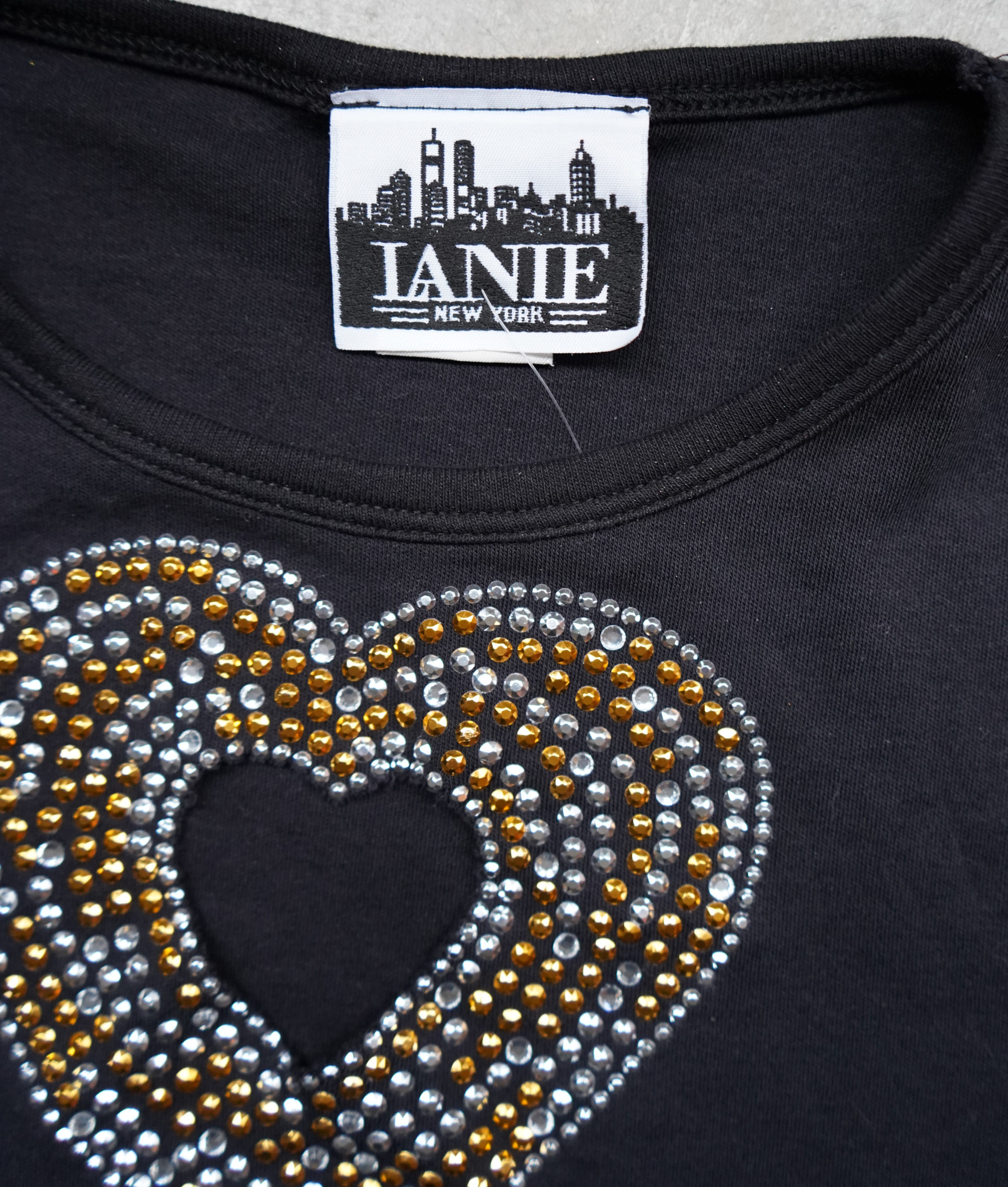 Heart Cut Out Rhinestone Top — image 4