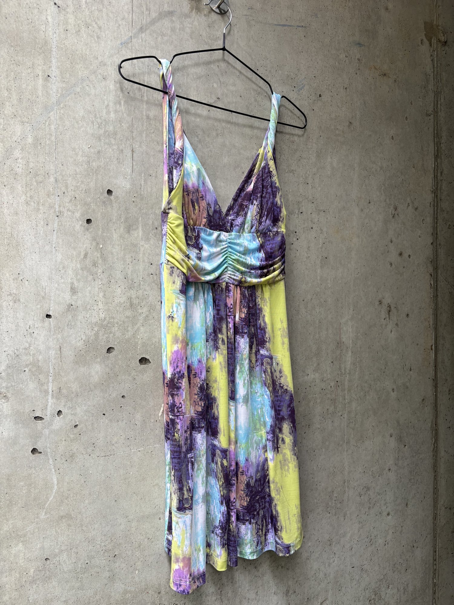2010s Ariella Watercolor Print Sundress, image 2