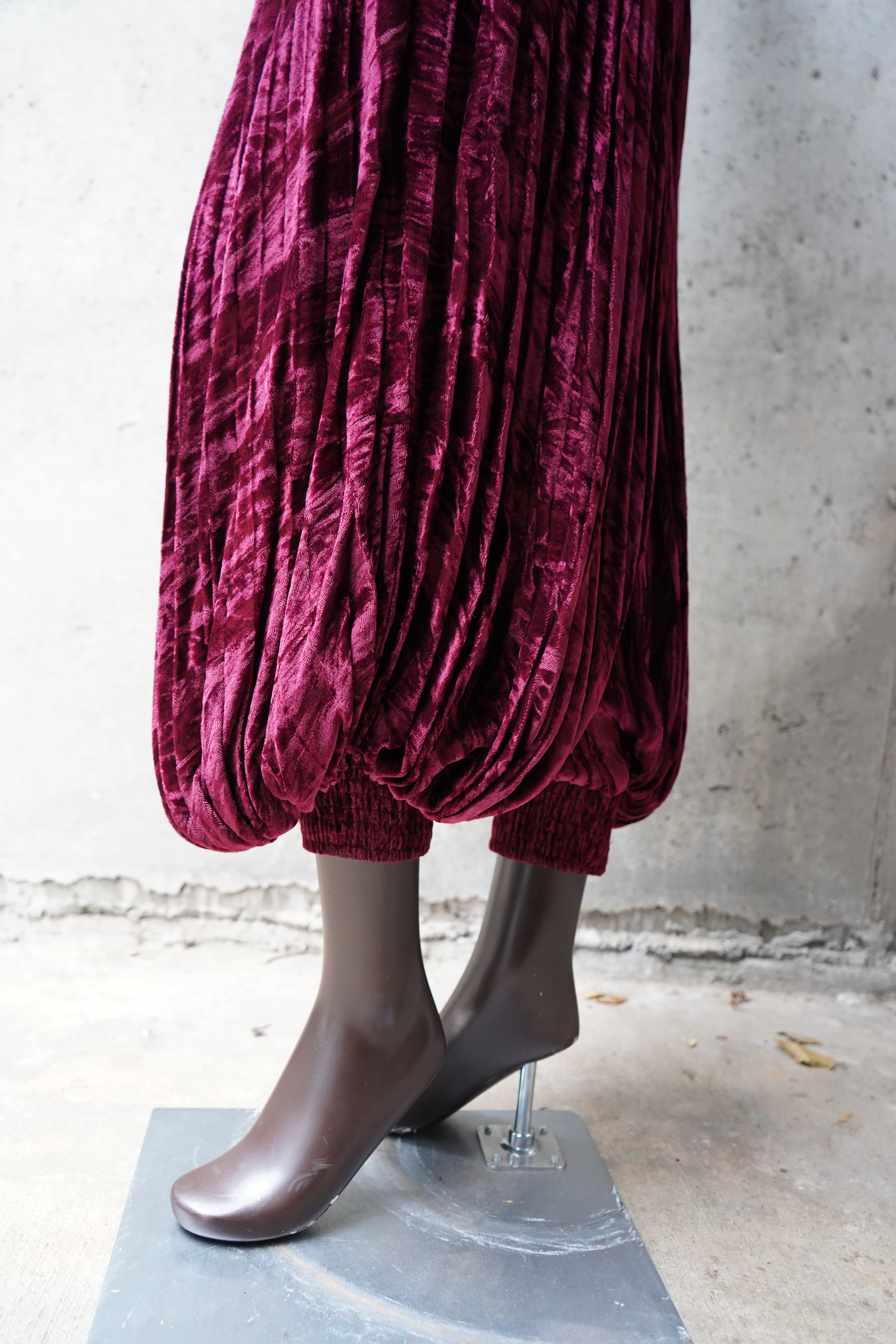 1960’s-1970’s Vintage Saint Laurent Velvet Harem Pants — image 7