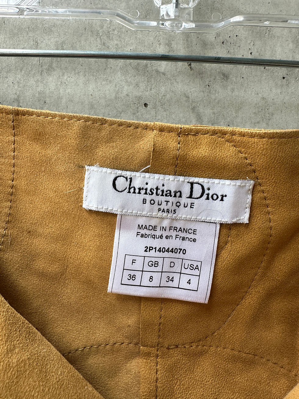 Thumbnail: Christian Dior Boutique Suede Fringe Western Pants Brown Leather (Galliano Era)