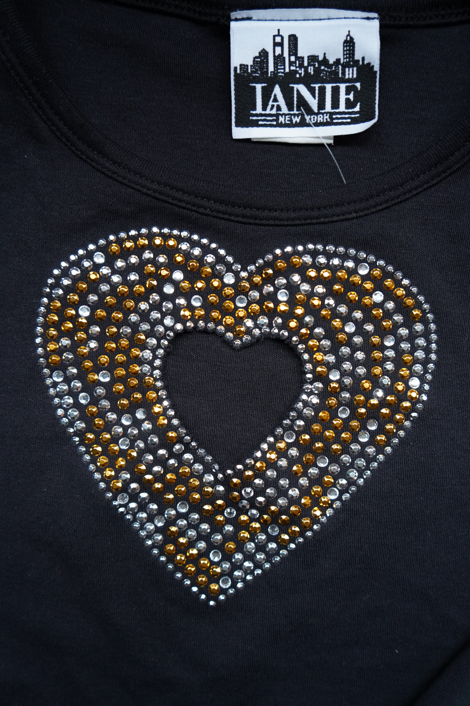 Heart Cut Out Rhinestone Top — image 2