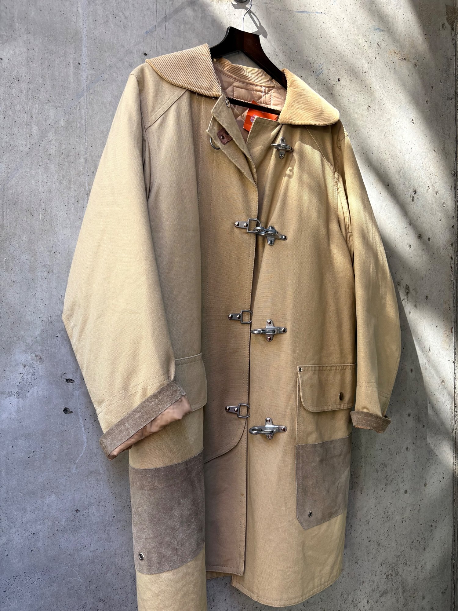 Wales Bonner metal clasp beige trench, image 2