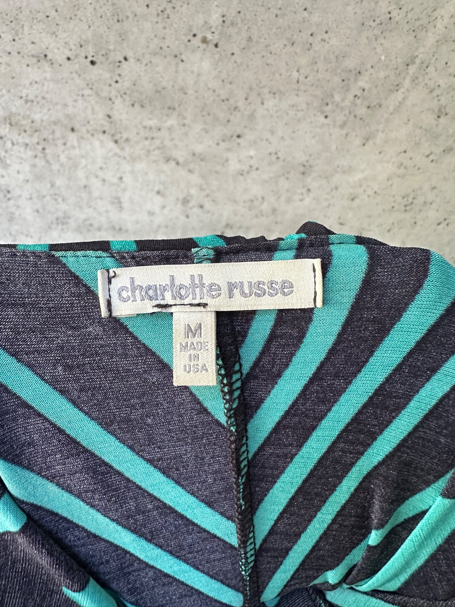 2000s Charlotte Russe Chevron Print Maxi Dress, image 7