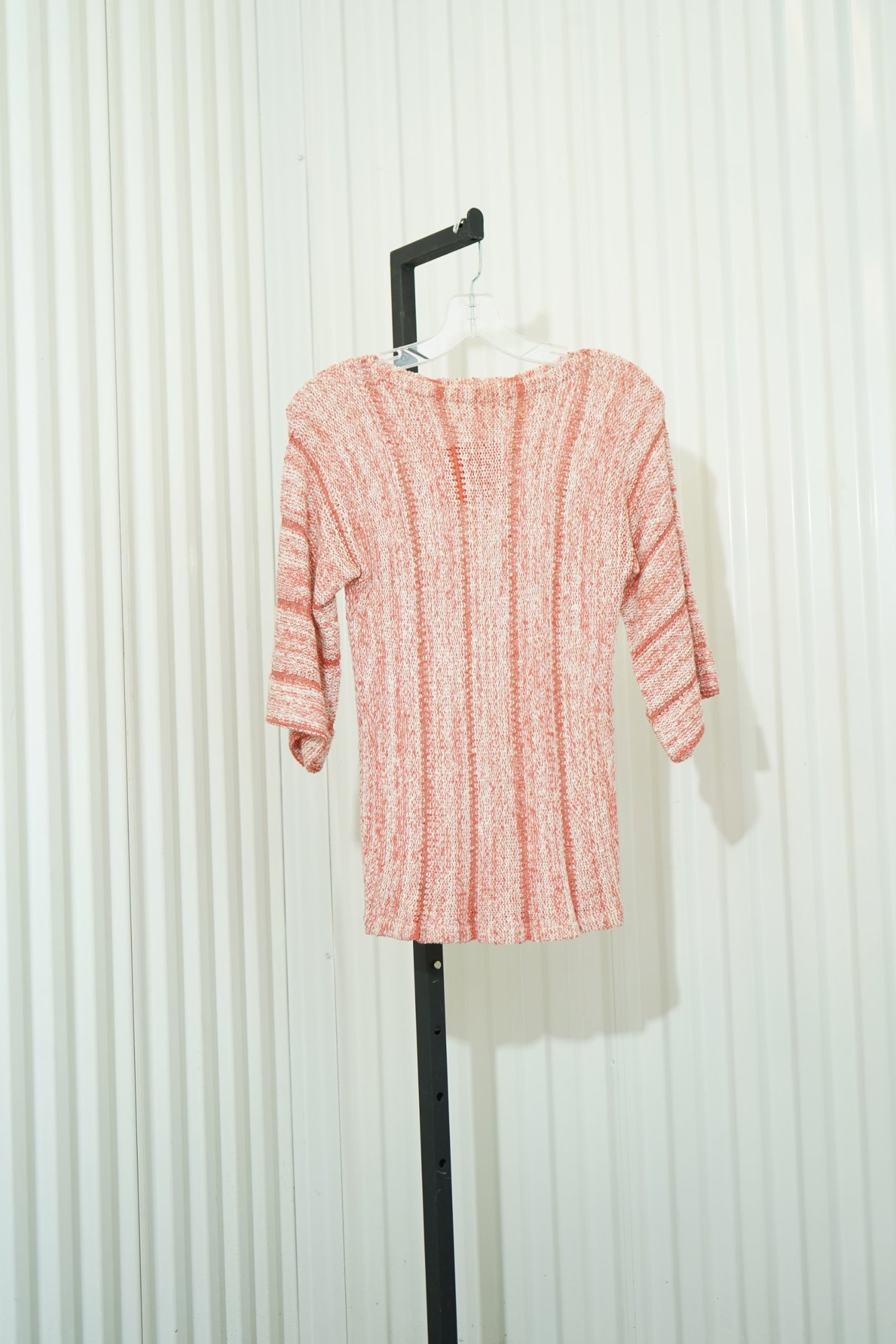 70s Mary Farrin Pink Marled Knit Sweater, image 4