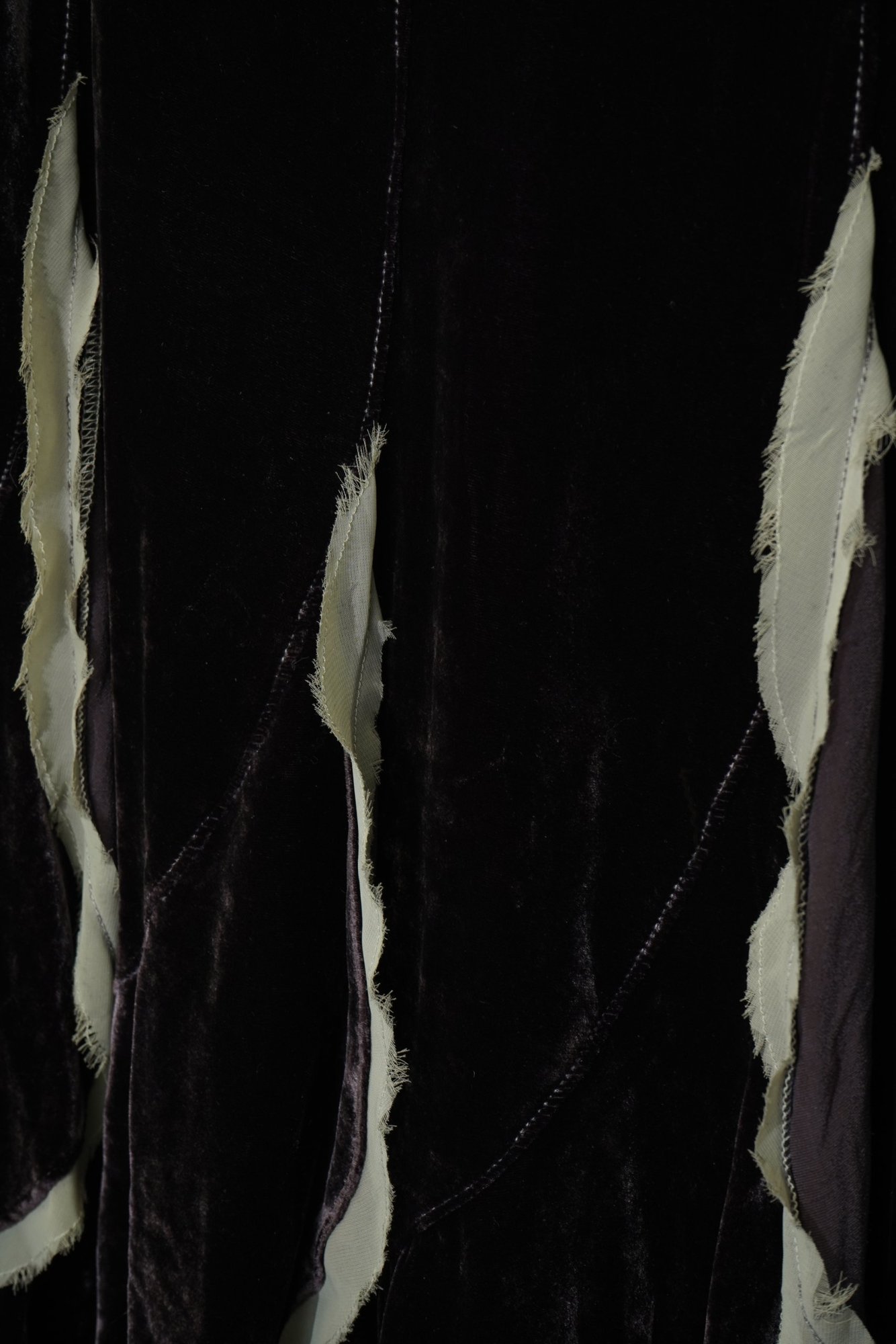 2000s-2010s odille Purple Velvet Flared Skirt, image 5
