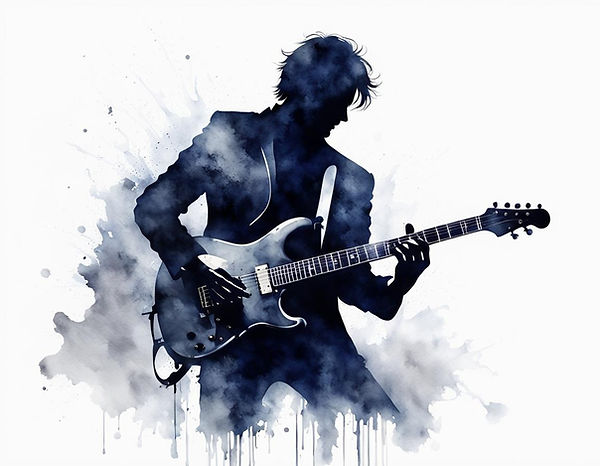 AI Generated Guitar player