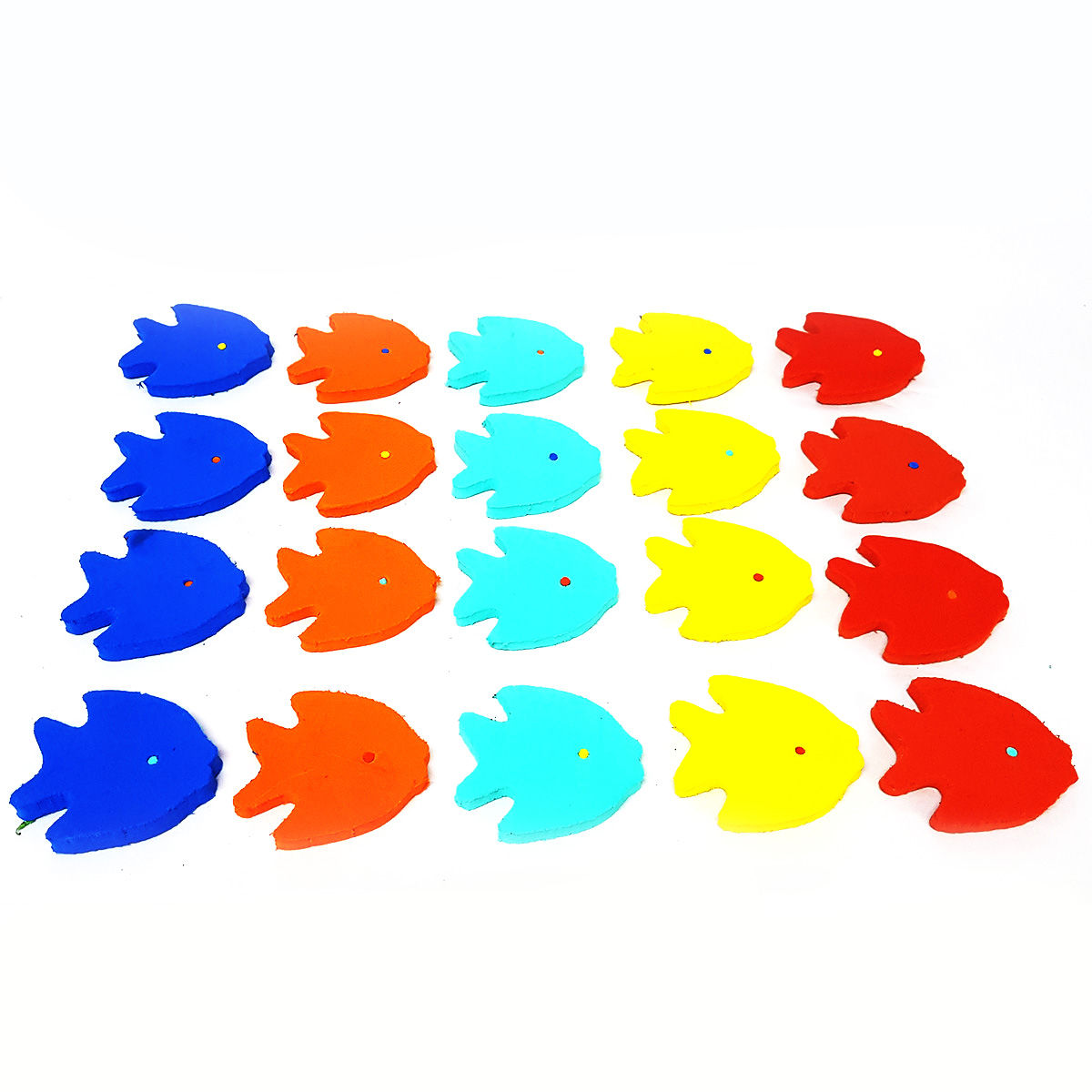 Jogo de peixinho figuras flutuantes - 20 peças EVA