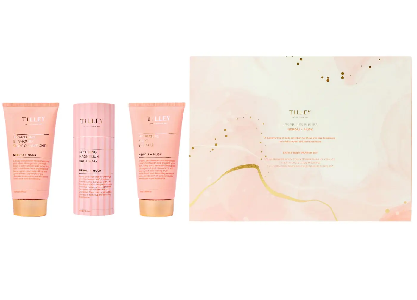 LIMITED EDITION LES BELLES FLEURS BODY PAMPER SET