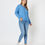 Thumbnail: Valerie V Neck Knit - Cornflower