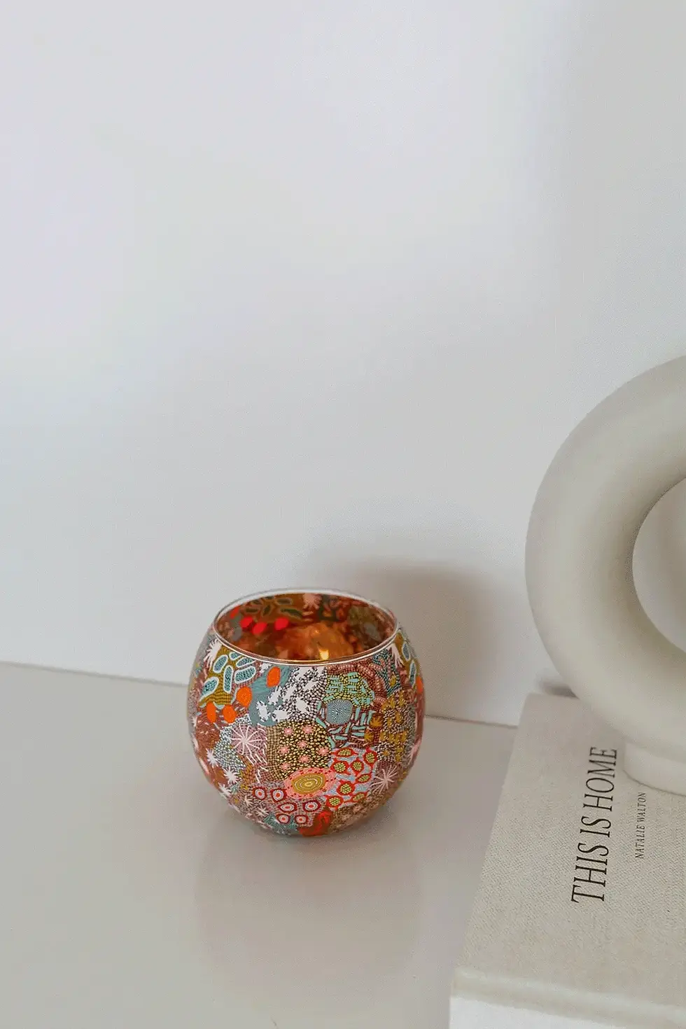 Thumbnail: Aboriginal Grandmother's Country Tealight Candle Holder