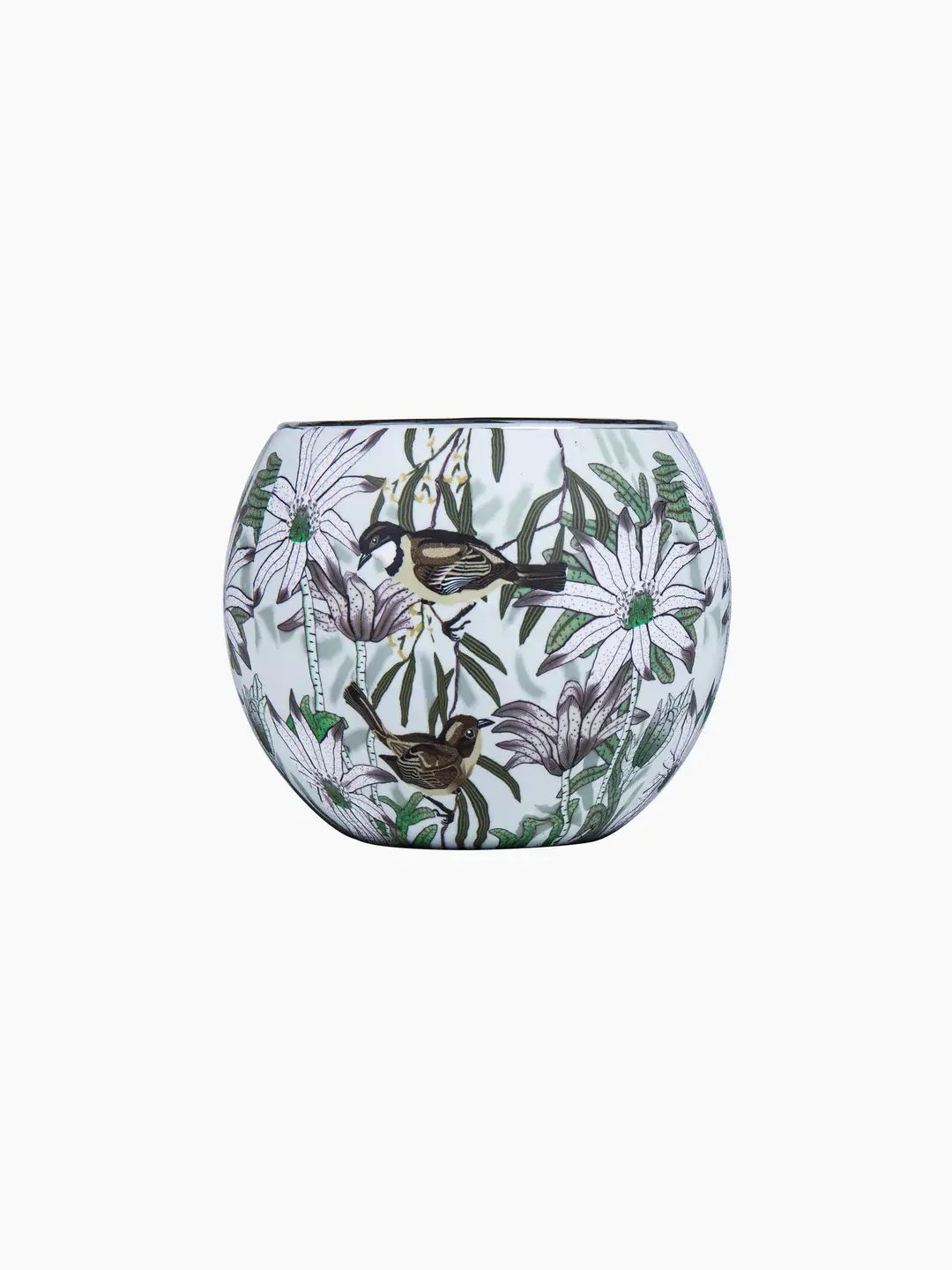 Flannel Flowers Tealight Candle Holder