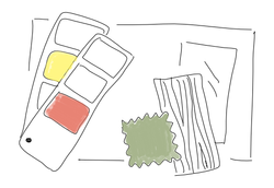 Blogkategori Farbe und Material