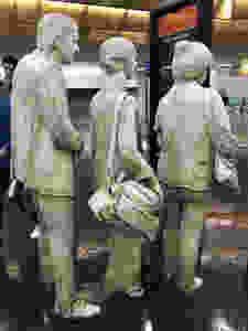 George Segal iconic sculpture, Port Authority NY
