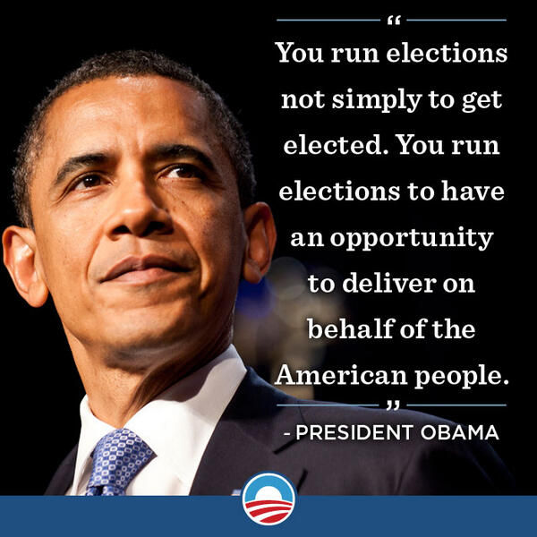 Se todos pensassem assim, Obama: Politicamente, dar o melhor para o seu país, o mundo seria melhor!