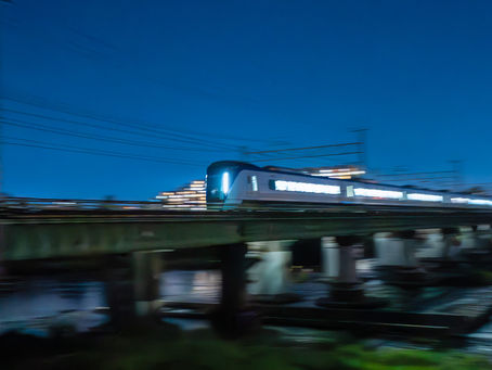 流し撮り(特急かいじ47号)