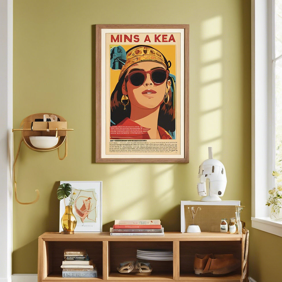 Personalized Decor: vintage poster