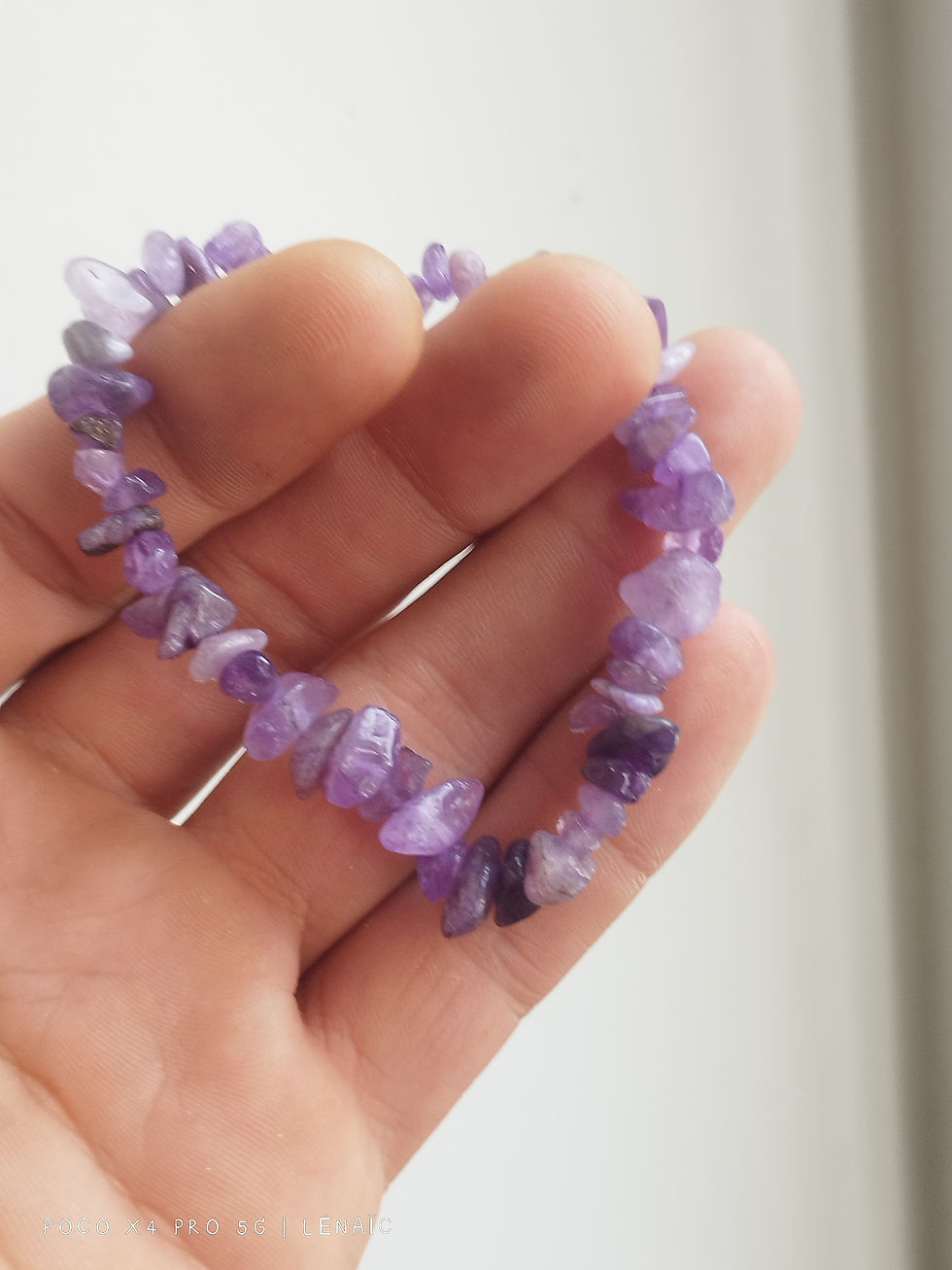 Bracelet perle d'Amethyste