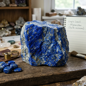 Le lapis-lazuli, “la pierre du ciel étoilé”, a captivé l’humanité pendant plus de 6 000 ans. Son bleu profond continue d’évoquer à la fois l’infini du ciel et la lumière intérieure.