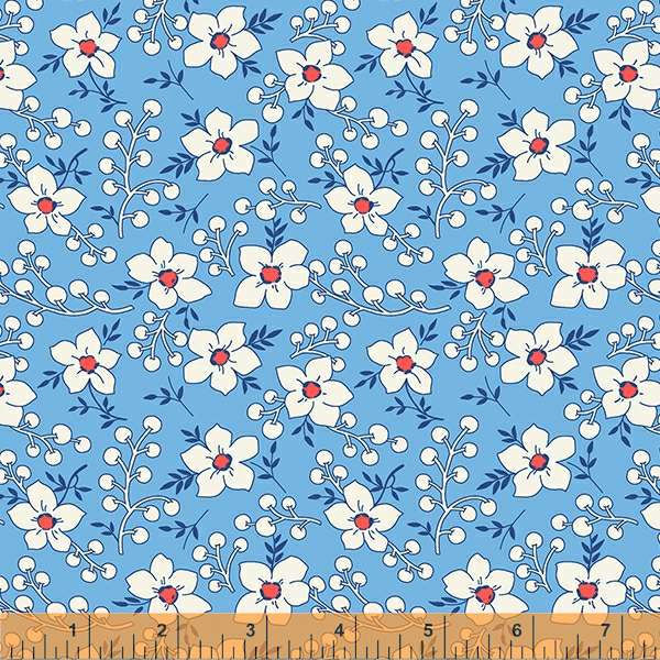 Thumbnail: Storybook '22, Rainbow Daisies, Blue (53204-3)